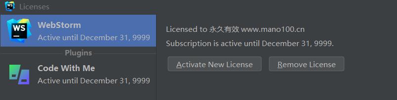 [免费] 2023 webstorm激活码，永久有效，亲测可用插图